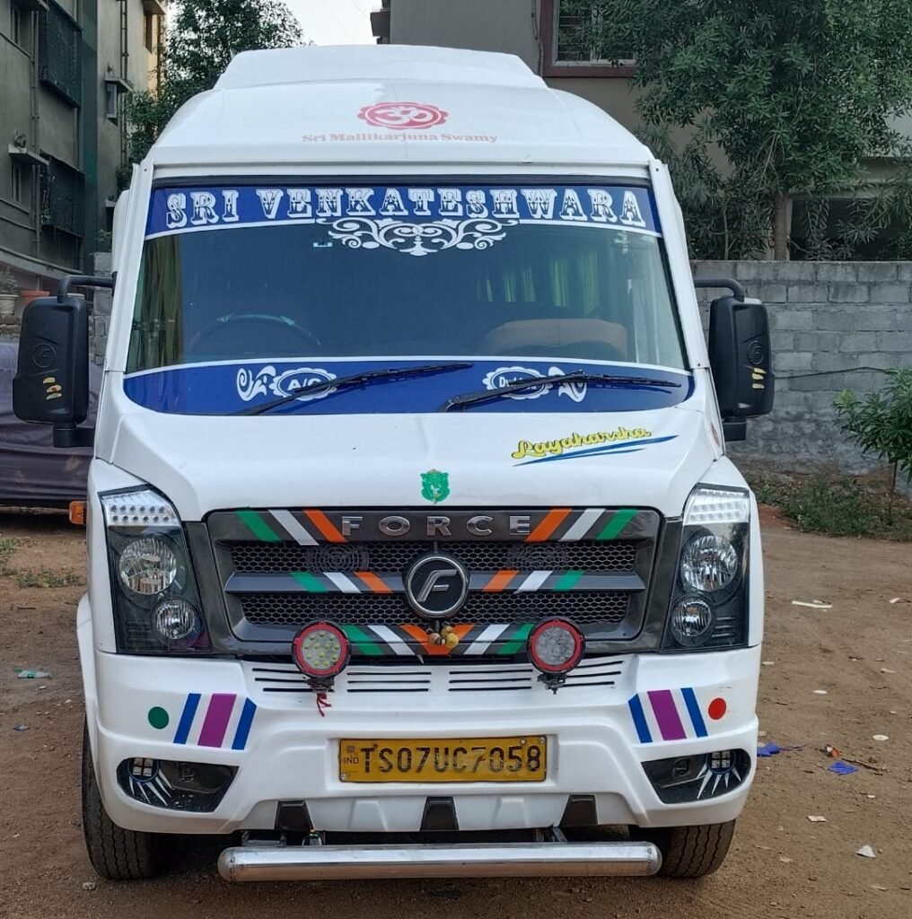 12 seater tempo traveller rent in hyderabad