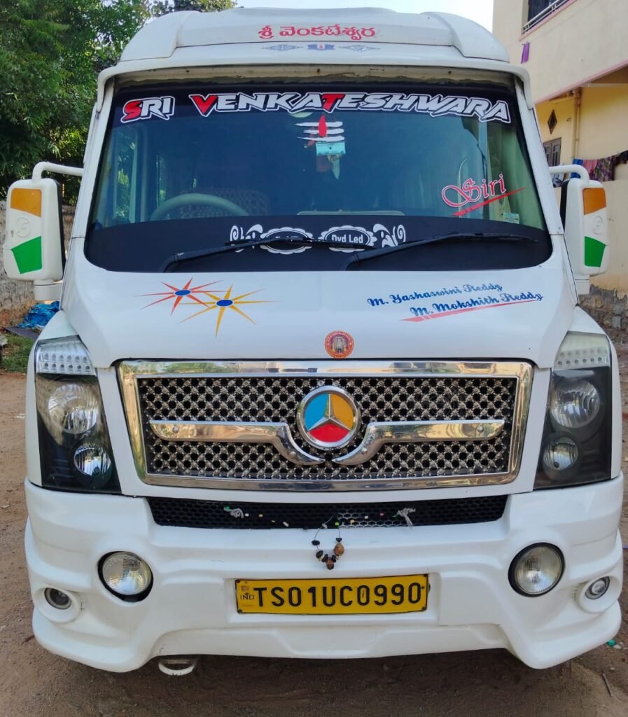22 seater tempo traveller rent in hyderabad